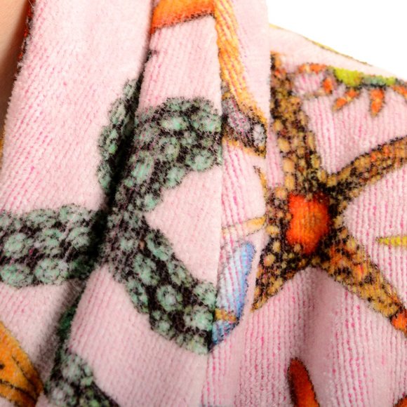 Versace Men's Multi-Color 100% Cotton Belted Bathrobe US XL IT 54 - Picture 5 of 5